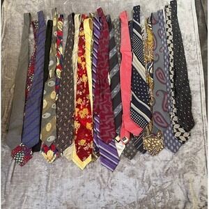 Mens Designer Silk Necktie Lot 21 Robert Talbott Joseph ect Paisley Striped ect.